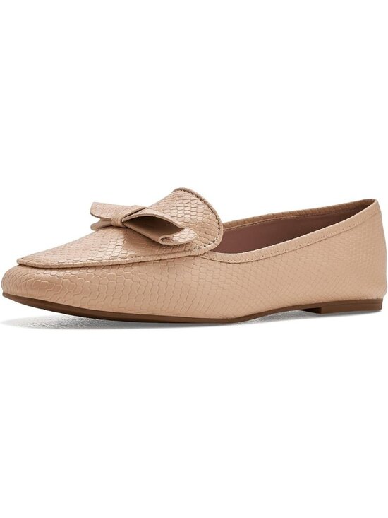 Shoes - Chic Women's Soft Bow Loafers - Stylish Comfort for Everyday Wear